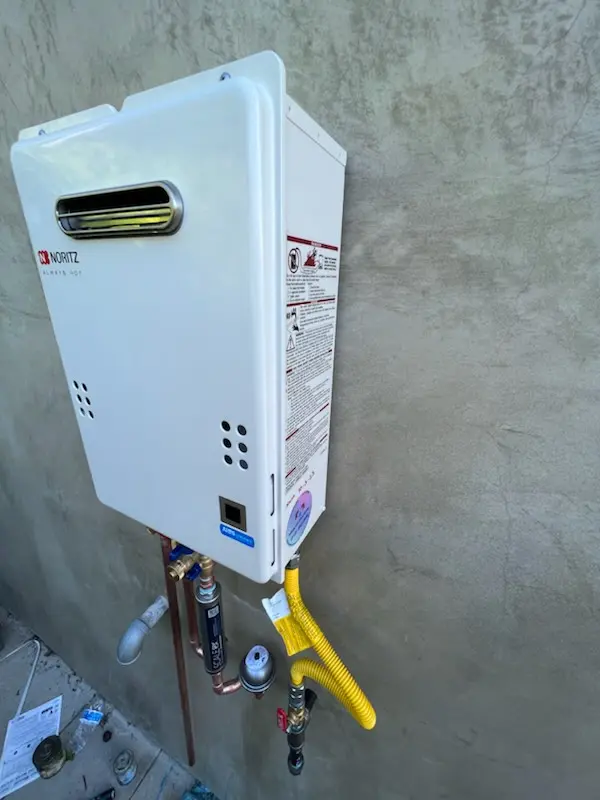 Tankless water heater installation for Hamilton Crossing homes